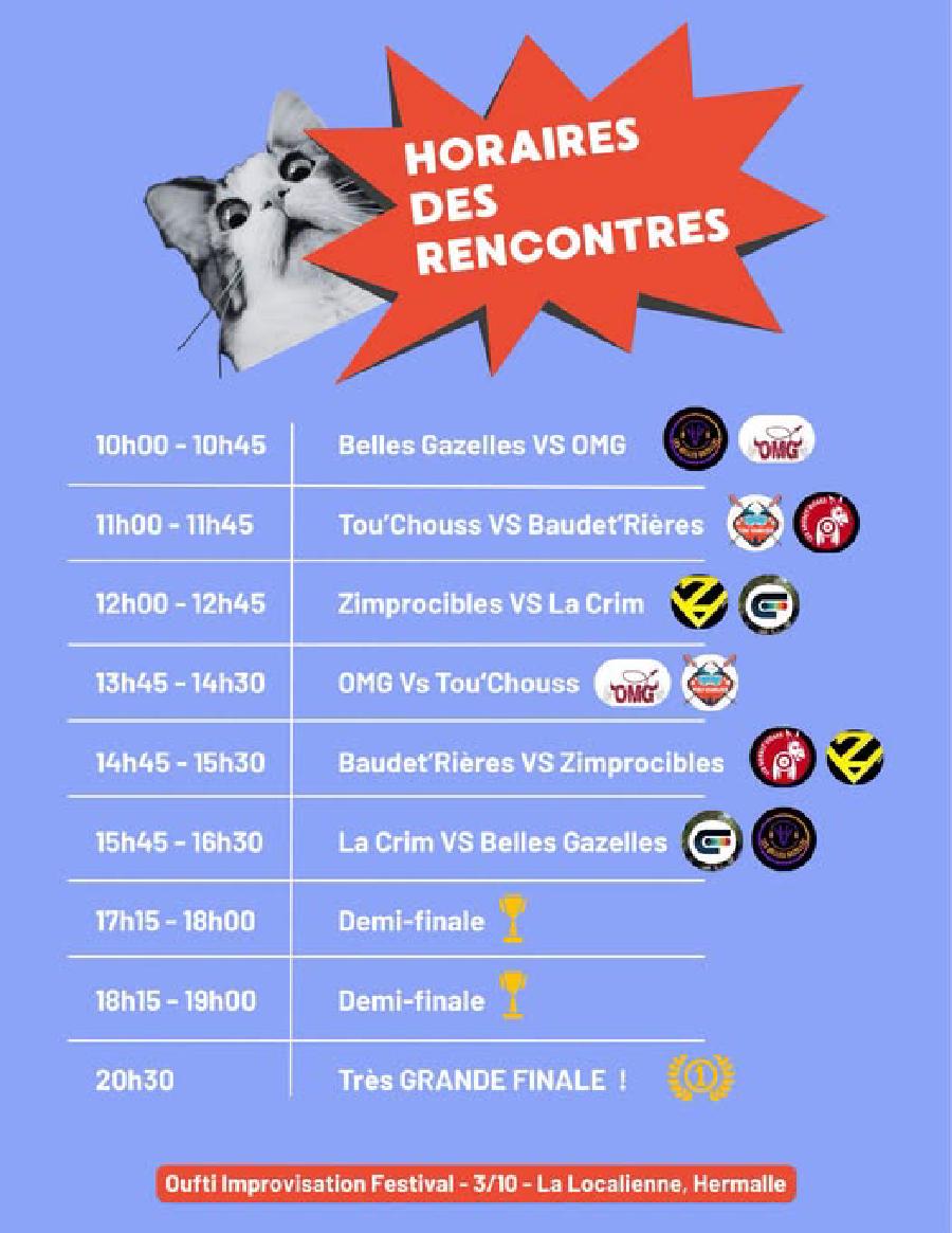 OIF Horaire